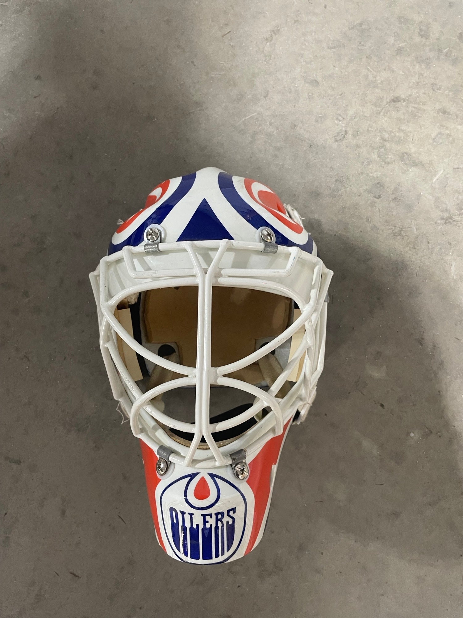ED CUBBERLY GOALIE MASK