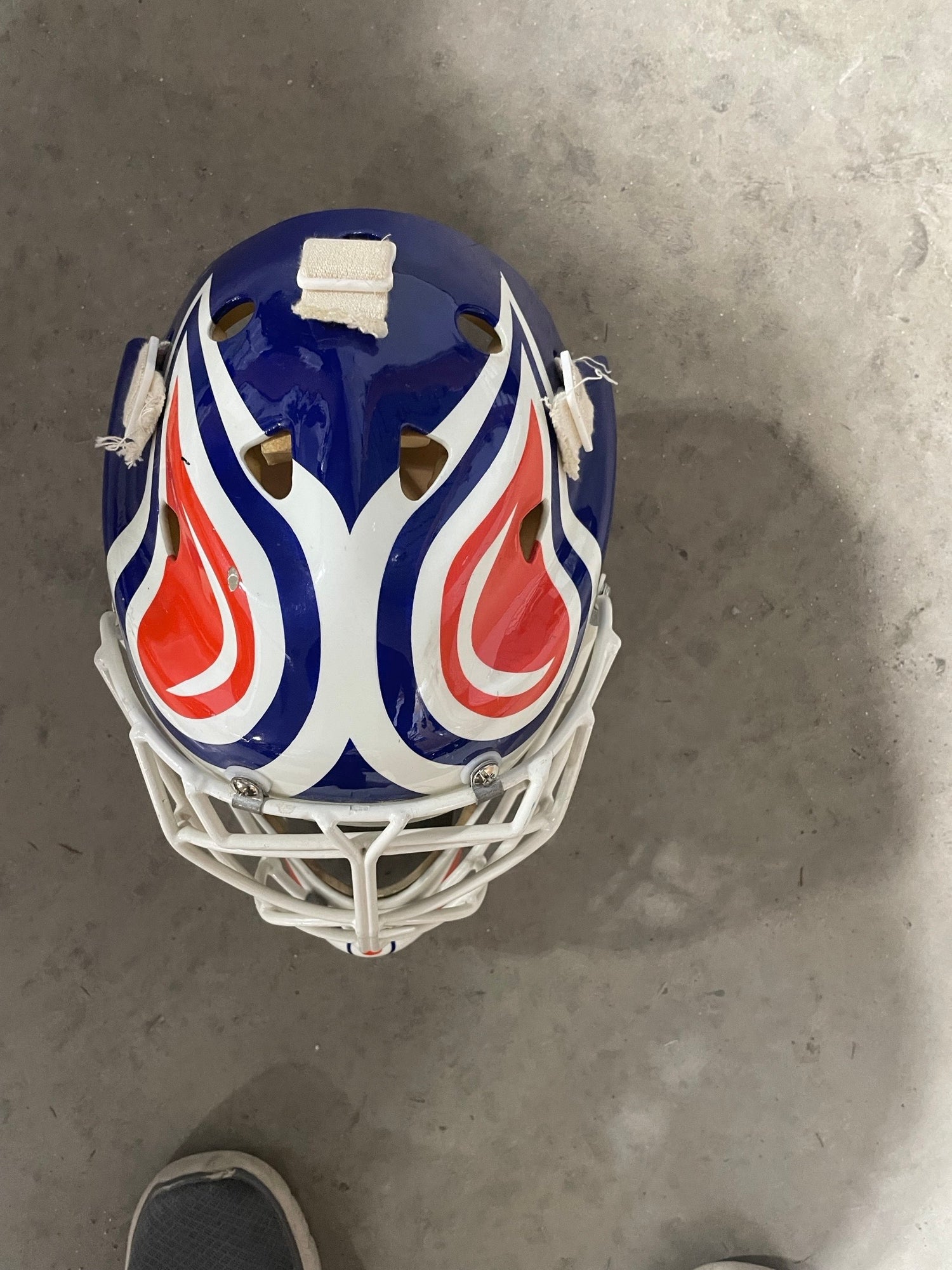 ED CUBBERLY GOALIE MASK