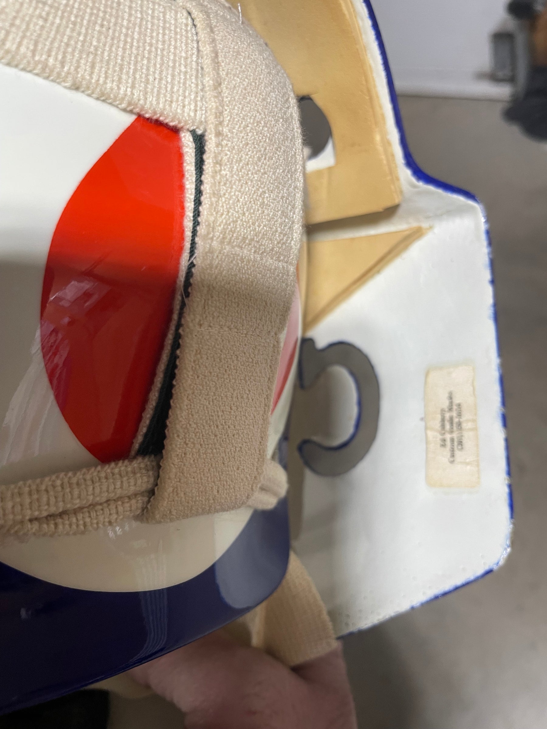 ED CUBBERLY GOALIE MASK